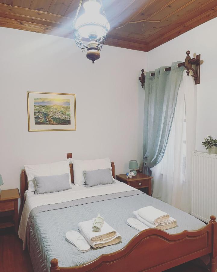 Εννεα Μουσεσ Παραδοσιακός Ξενώνας Velventós Buitenkant foto